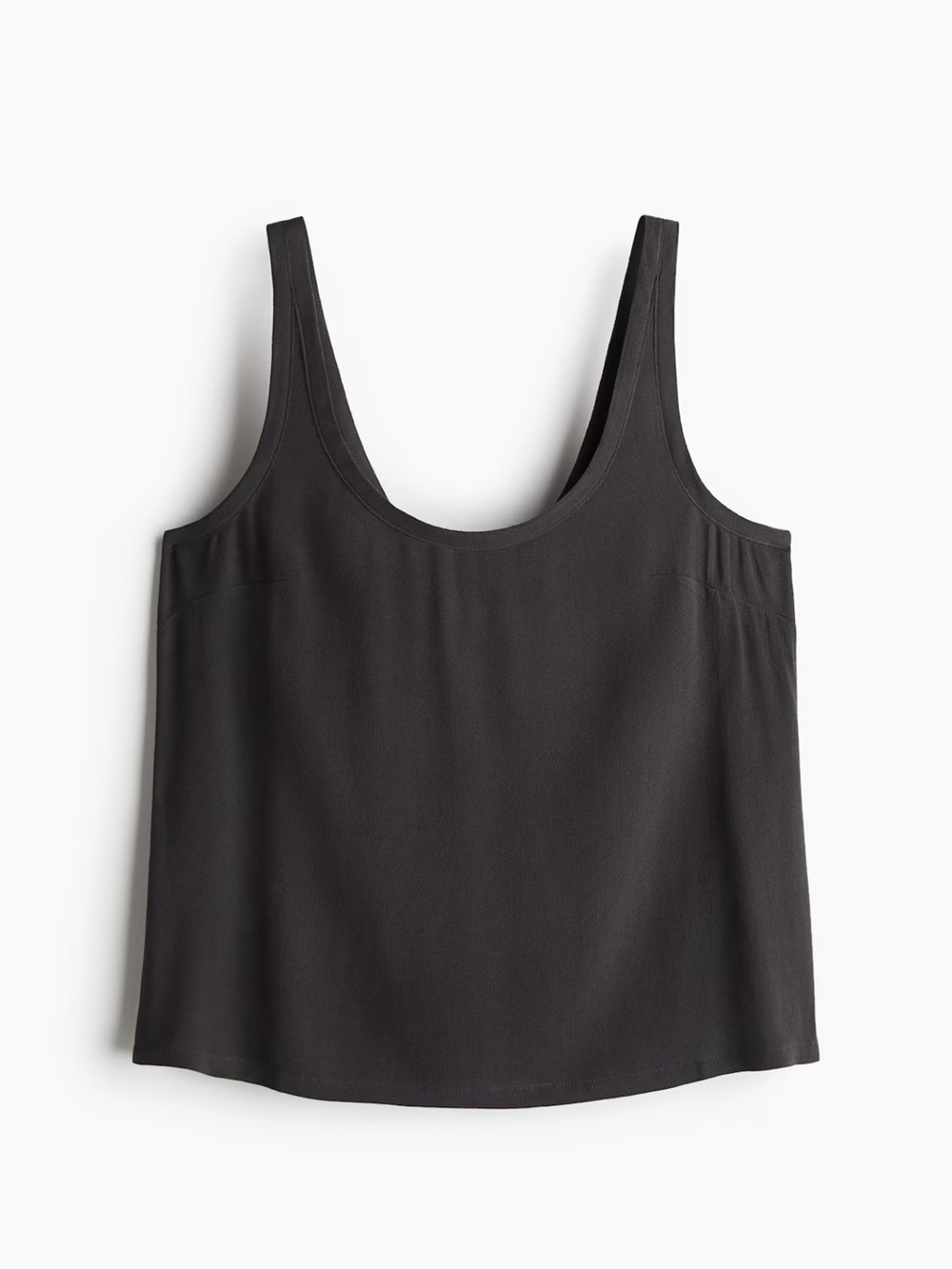 NWT H&M Chain Strap Crop Cami Top Black Size S